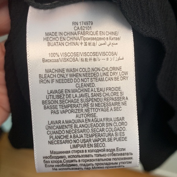 NWT bcbg black one shoulder kamila top L - Picture 6 of 7